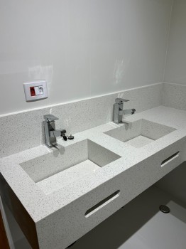 Lavatório de Granito para Banheiro na Casa Verde