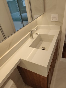 Lavatório Esculpido em Mármore em Aricanduva